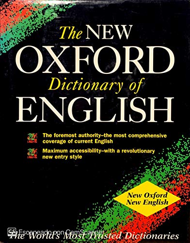 The New Oxford Dictionary of English (Oxford Dictionary Of English Third Edition)