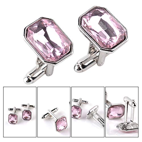 Set de Mancuernillas Doradas para Hombre con Diamante Creativo miniatura 5