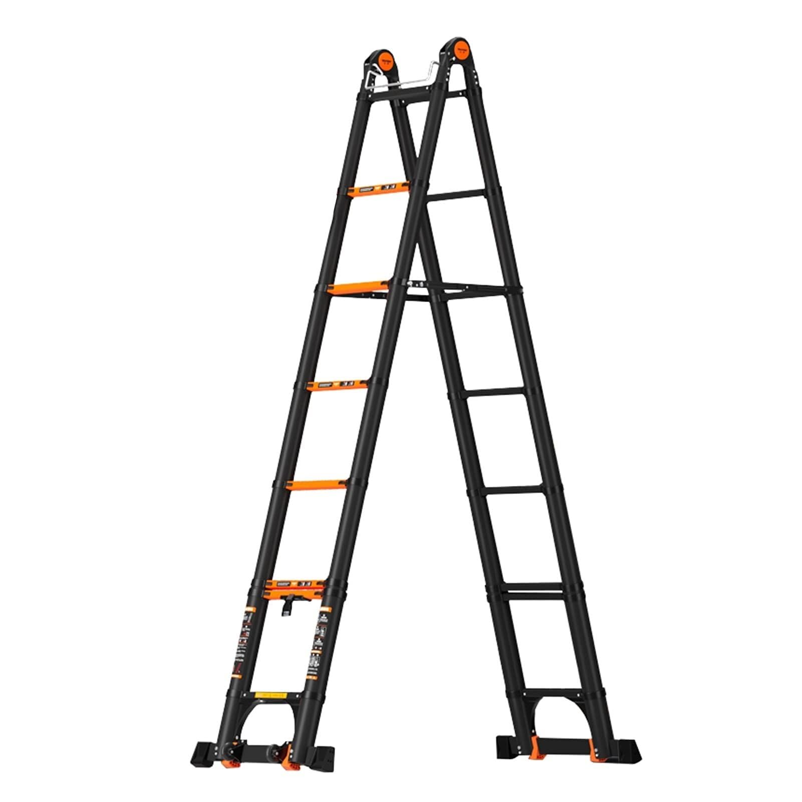scala telescopica, Scala Telescopica Extra Alta - Estensibile Compatta Portatile