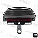 HONGK- US Smoked Tri-Bar Wide Fender LED Tail Light Bracket Compatible with H-D FXST FXSTB [B0734DH4RK]