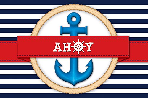 Cartes postales nautiques Ahoy pour décorer vos murs et écrire vos souvenirs de vacances