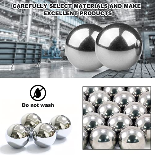 Image of 5Pcs 1.5''inch Bearing Balls Steel Ball Bearing 38mm Assorted Loose Bicycle Bearing Balls 1-1 /2 inch