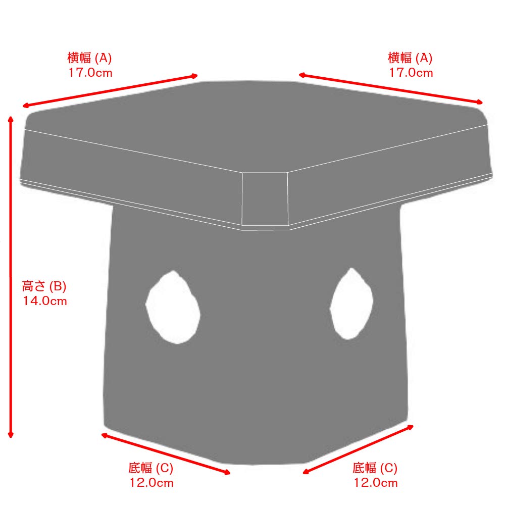 Amazon｜四角三宝 樹脂製 6.0寸 黒(内朱) 5704600400011｜神具セット