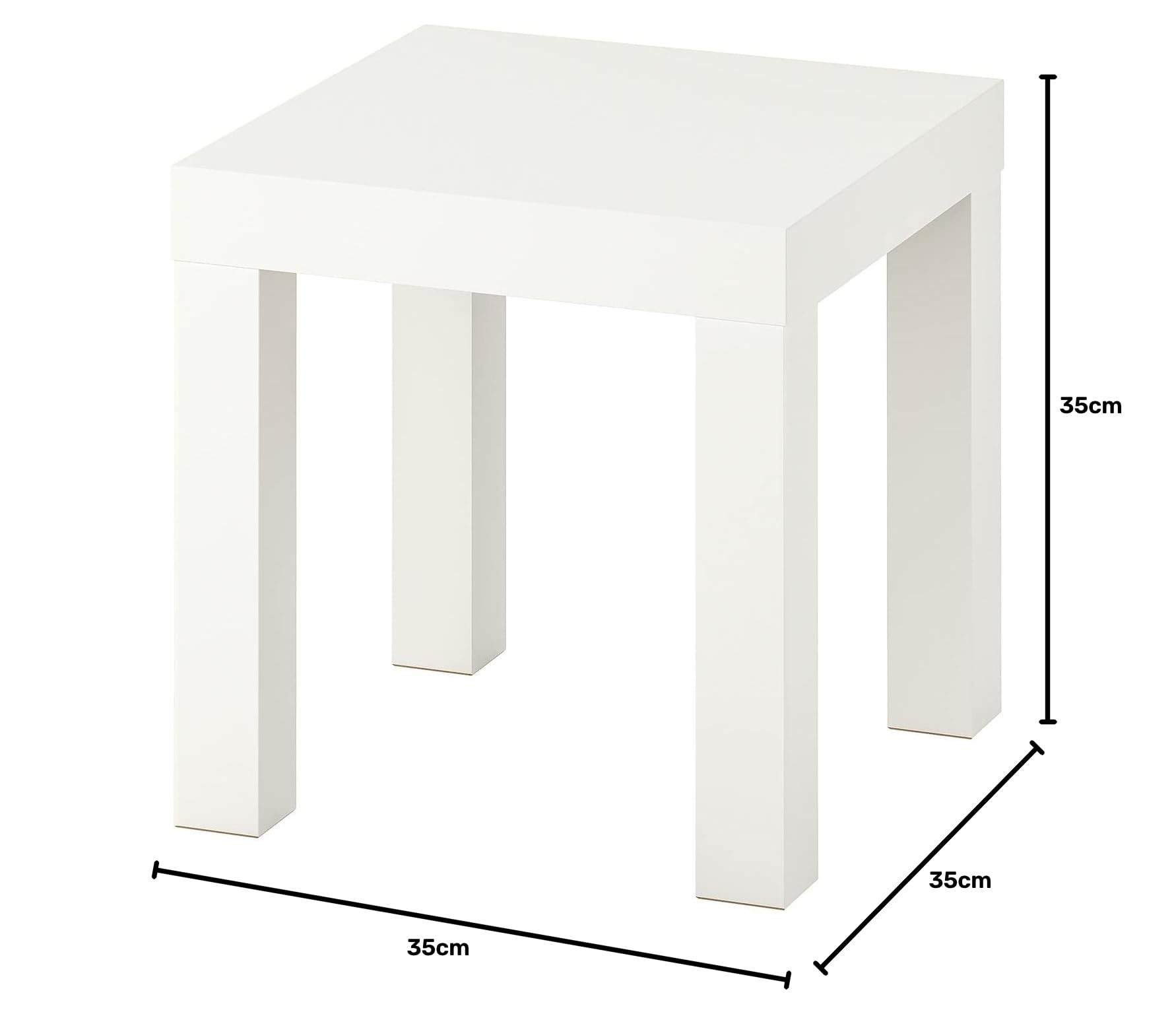 Amazon｜IKEA/イケア LACK/ラック：サイドテーブル35x35 cm