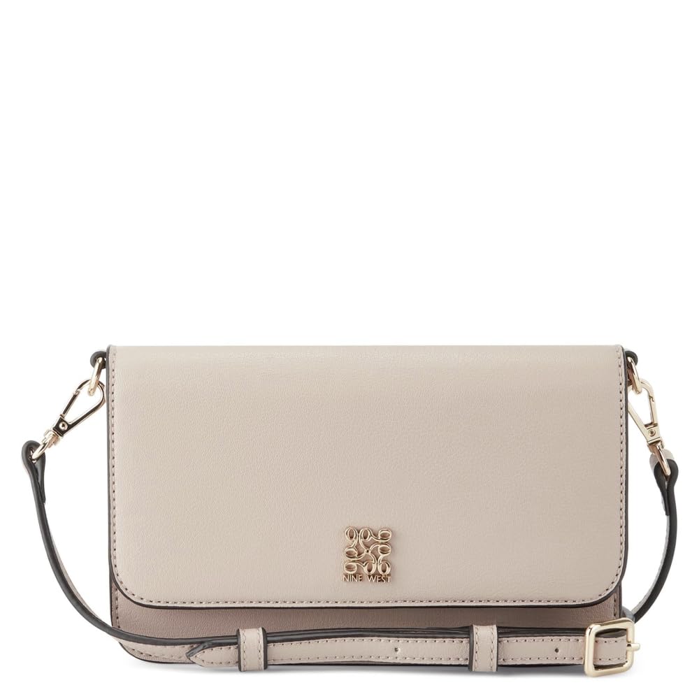 NINE WESTWomen's NGB133979 Soft Marble Grid 9 Wallet On A String