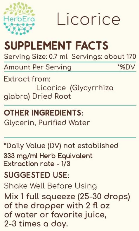 Miniatura 4 de Tintura de extracto de hierbas sin alcohol B120, superconcentrada (Kan tsau, Glycyrrhiza Glabra) 4 onzas líquidas