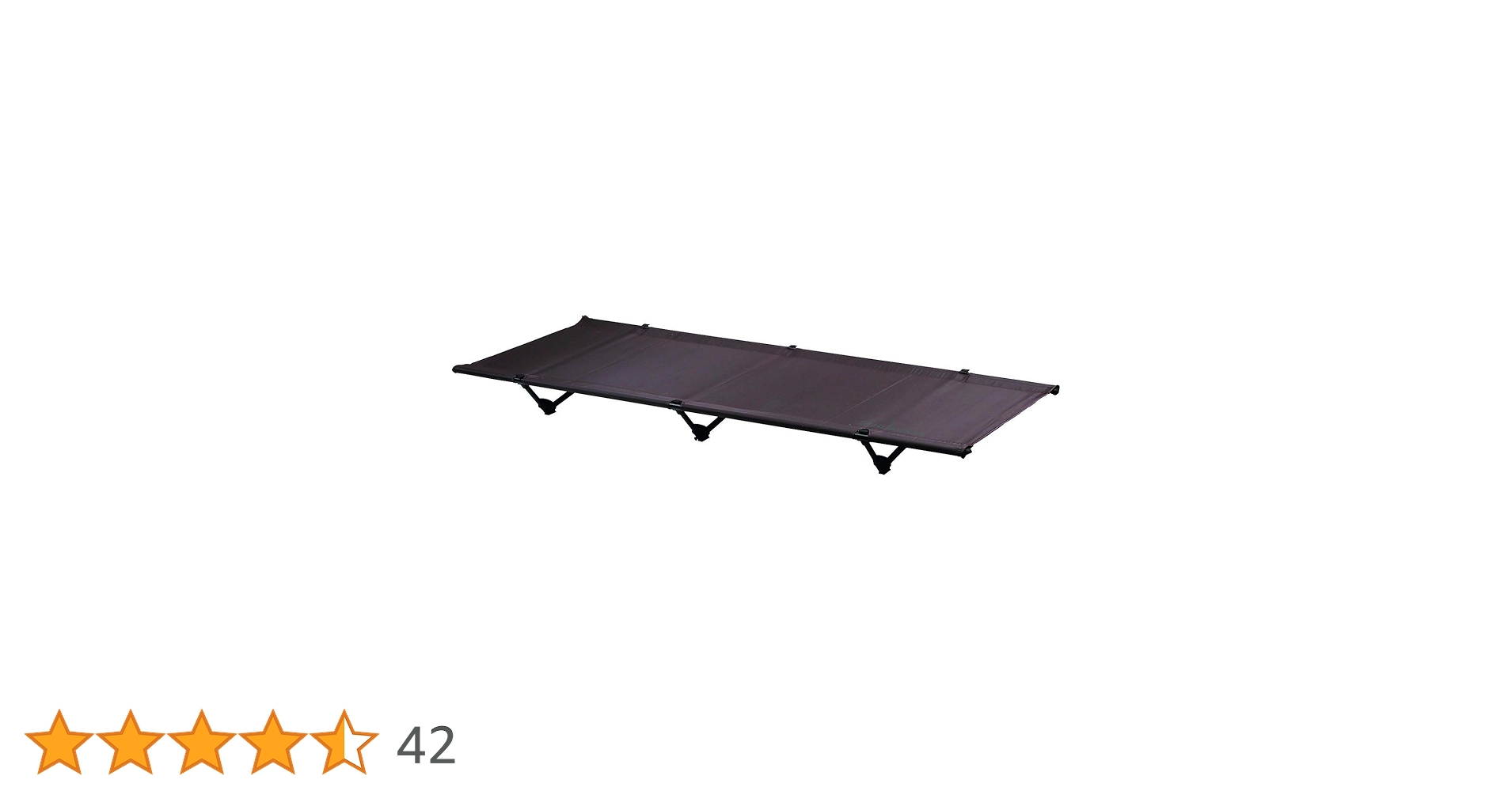 美品！ハイランダー　軽量アルミローコット黒 Hilander(ハイランダー) 軽量アルミローコット【特別限定品