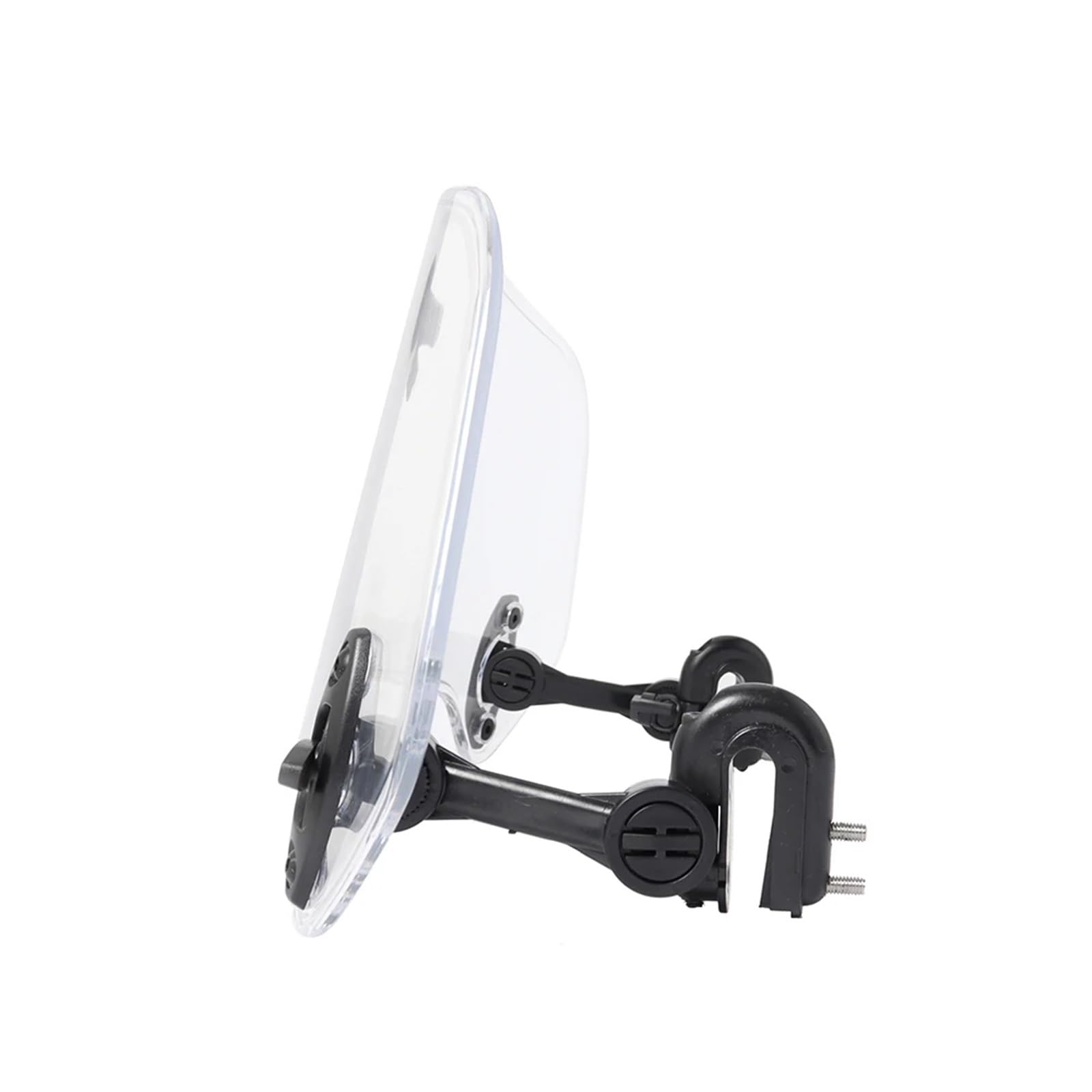 Moto Pare-Brise Avant Extension Pare-Brise Surélevé Moto Extension Pare-Brise Universelle Moto Scooter Bouclier Déflecteur Vent Réglable Déflecteurs Vent Moto