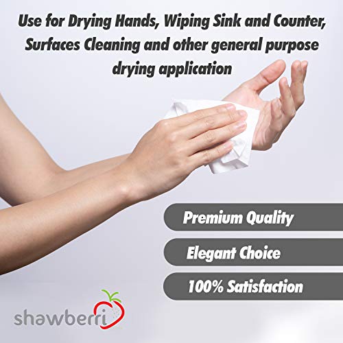 200 Large Disposable Guest Towels For Bathroom, Premium Linen-Like, Multi-Fold, Cloth-Feel Napkins, A Hygienic Solution For Kitchen, Party, Weddings And Events #TOP6