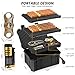 Travel Cigar Humidor Set with Torch Cigar Lighter, V Cigar Cutter, Cigar Ashtray, Cigar Holder, Humidifier & Hygrometer, Portable Travel Cigar Case with Cigar Accessories Kit, Cigar Gifts for Men