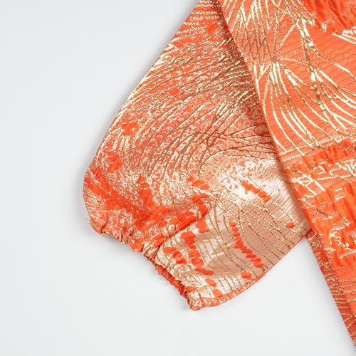 Image of HD African Print Dress for Woman Embroidery Pattern Maxi Dress