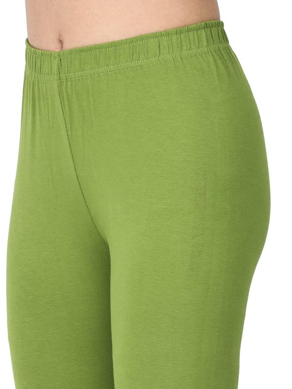 Image of Robinbosky Premium Stretchable Cotton Capri Legging for Women | Suitable for Formal wear & Casual wear | High-End Elastic Makes. The Leggings Squat Proof and Durable for Travel, Yoga, & Workout.