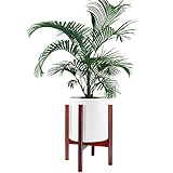 Plant Stand, ZOUTOG Adjustable Mid Century 10 inch Planter Stand, Stylish & Versatile Modern Plant Stand for Indoor & Outdoor Use, Pot & Plant Not Included