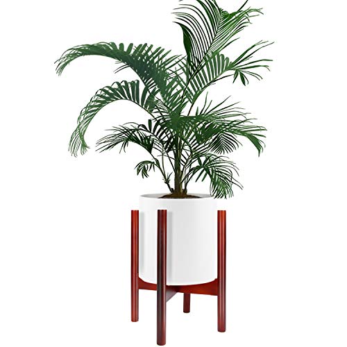 Plant Stand, ZOUTOG Adjustable Mid Century 10 inch Planter Stand, Stylish & Versatile Modern Plant Stand for Indoor & Outdoor Use, Pot & Plant Not Included