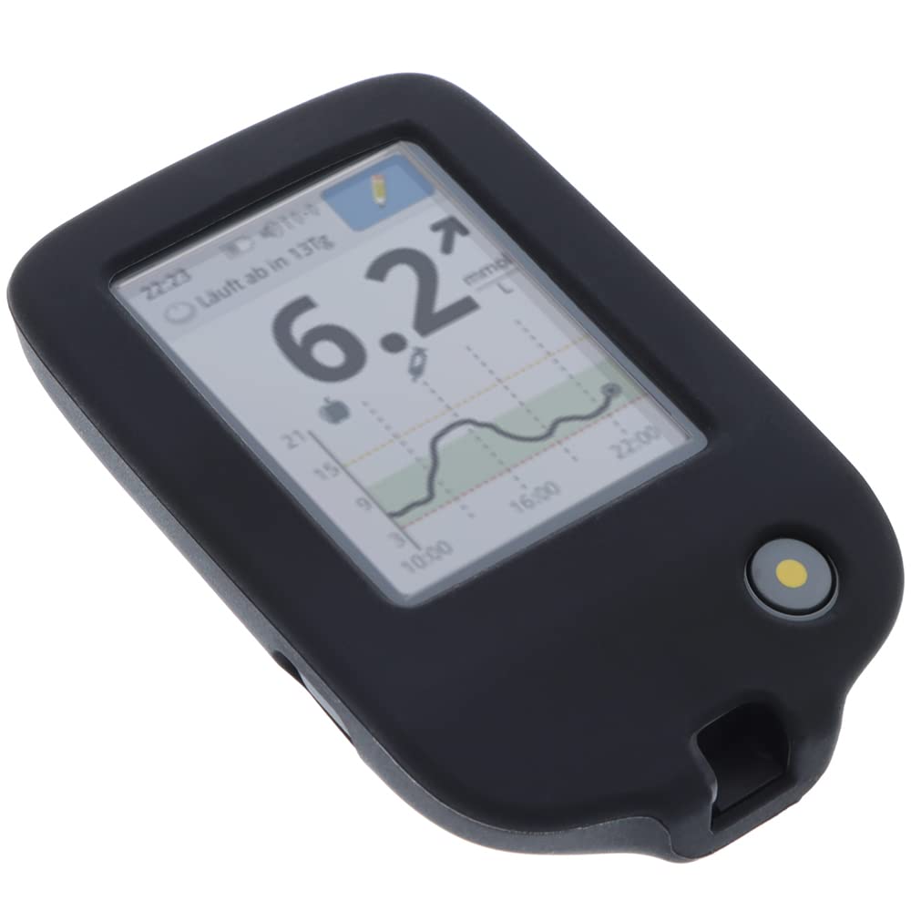 foto-kontor Case compatible with Abbott Freestyle Libre 3 Silicone Cover black, Silicone Black - Image 3