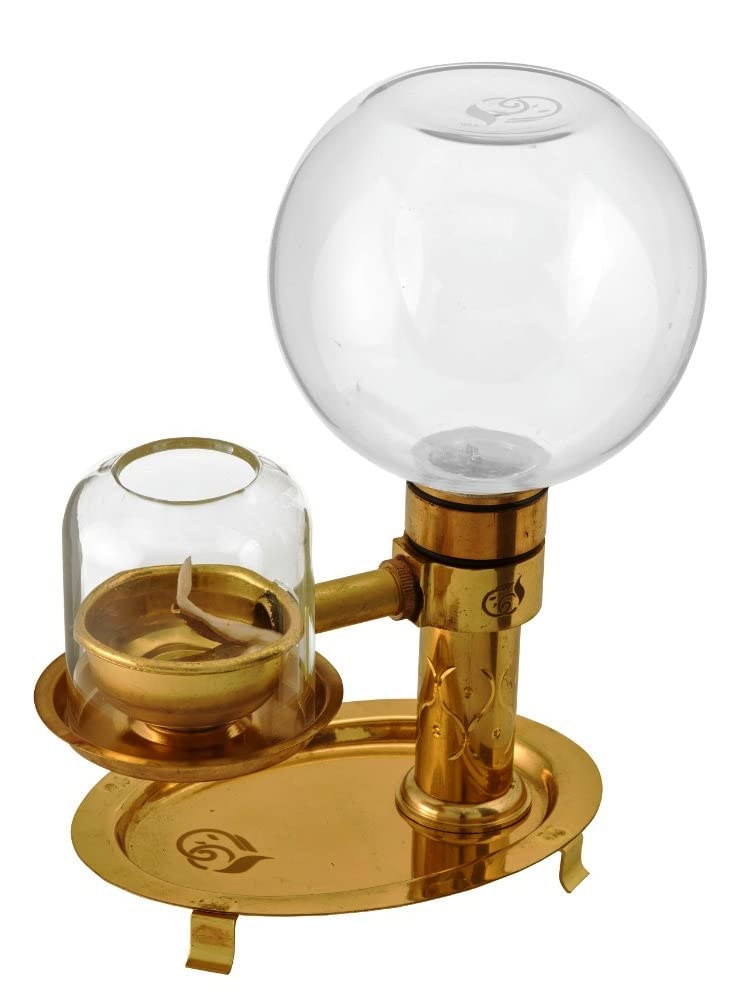 Buy Akhand Deep Oil Model Akhand Diya for Pooja Brass Oil lamp with