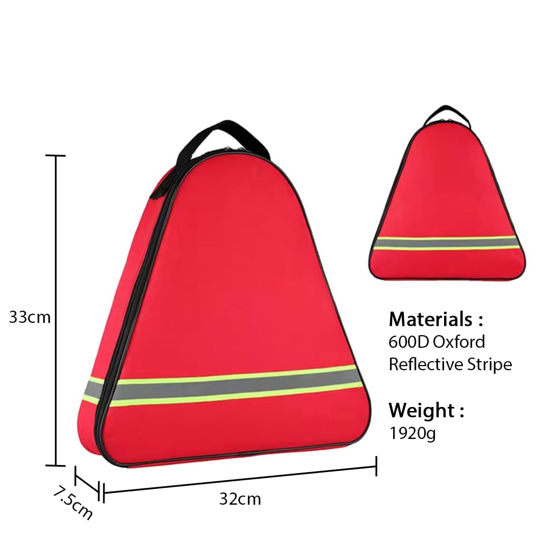 Kit Sécurité et Accessoires Auto - Triangle de Signalisation, Gilet Jaune, Gants de Protection, Sangle de Traction, Brise-Glace, Lampe Dynamo Rechargeable, Câbles de Batterie, Disque de stationnement