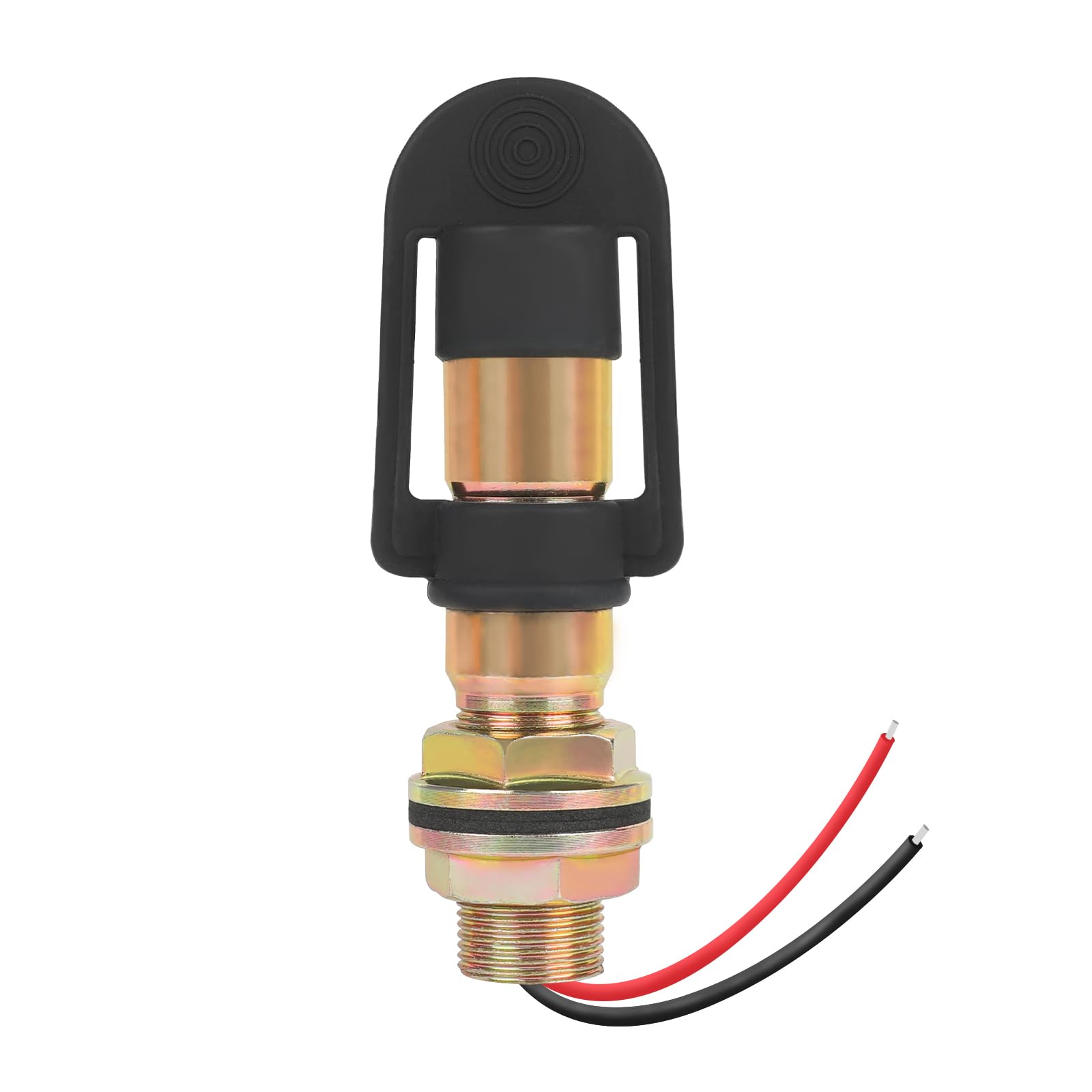 AOHEWEI Soporte de montaje de baliza, soporte de metal flexible para poste DIN con cable y tapa protectora para carretilla elevadora, tractor, luz de advertencia giratoria intermitente