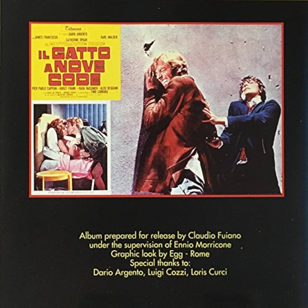 音楽：エンニオ・モリコーネ／映画『猫／ＩＬ　ＧＡＴＴＯ』ＯＳＴ盤（日本未公開） MORRICONE,ENNIO - Il Gatto a Nove Code (The Cat o' Nine