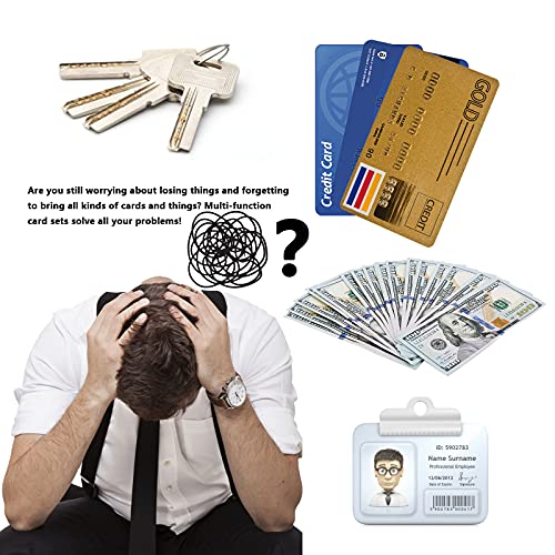 Smatime Porta Badge Porta Carte ID in PU Pelle