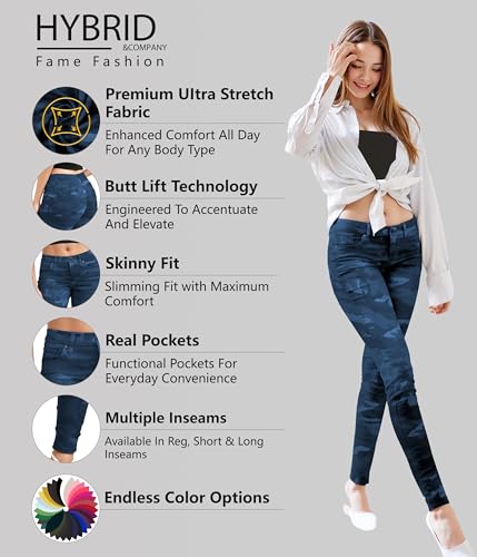 Image of Hybrid & Company Women's Stretch Denim Jeans