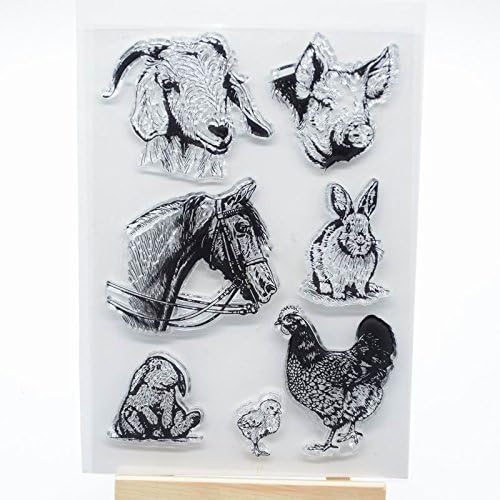 Bienvenido a Joyful Home - Sello transparente para decoración de tarjetas y álbumes de recortes, 1 pieza