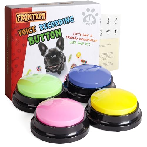 4 Color Voice Recording Button, Dog Buttons for...