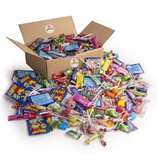 Gimura – 100 Chuches para Relleno de Piñata · Incluye 10 Bolsas de Regalo para Rellenar · Golosinas y Caramelos Sin Gluten · Fiesta Infantil, Cumpleaños, Halloween para Rellenar