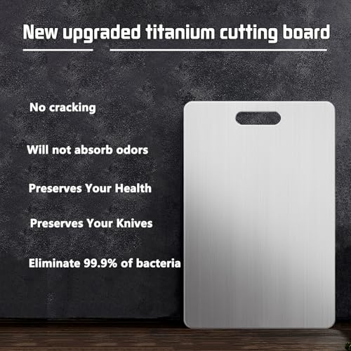 Titanium Cutting Boards For Kitchen Easy To Clean Odor Resistant Food Grade Quality
Titanium Cutting Boards For Kitchen