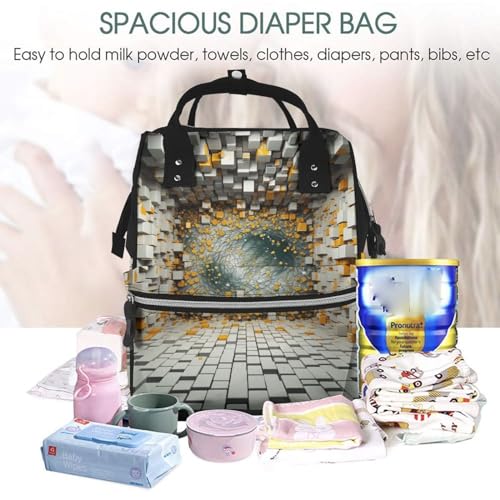 Grand sac à langer pour ordinateur portable résolvant le manque d'espace