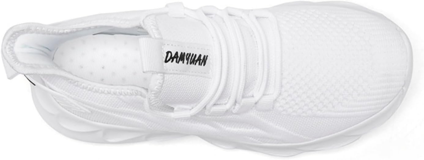 Tennis Shoes Womens Slip On Running Walking Shoes Size 8 Trainning Slip Ins Sneakers White 39 - Image 5