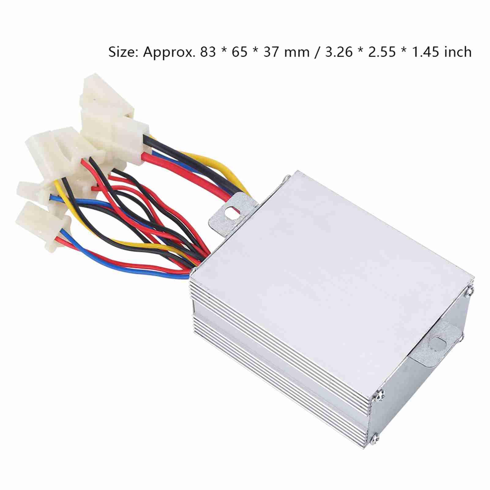 MAGT Controller Spazzolato Bici Elettrica Controller Motore, 24V 500W in Lega di Alluminio per Scooter Elettrico
