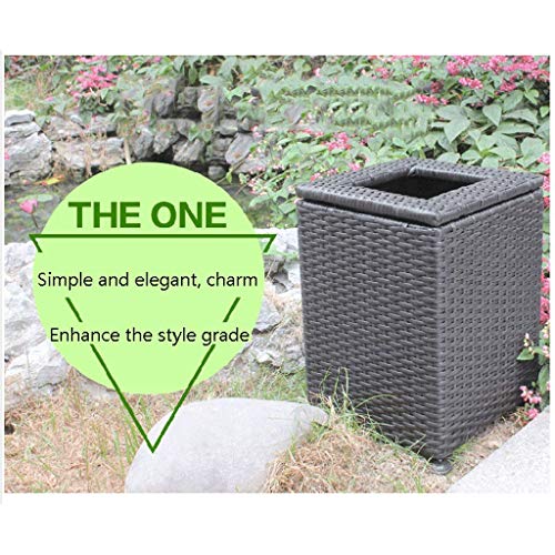 Cubo de basura de reciclaje resistente a la intemperie para patio 6