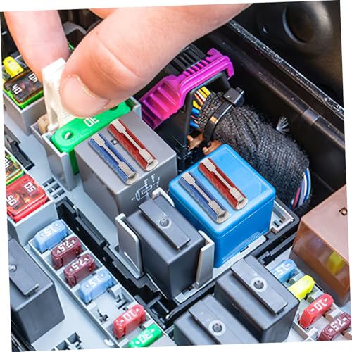Kit de 200 fusibles automotrices tipo europeo oriental para reemplazo de circuitos en autos, camiones, RV y SUVs miniatura 3