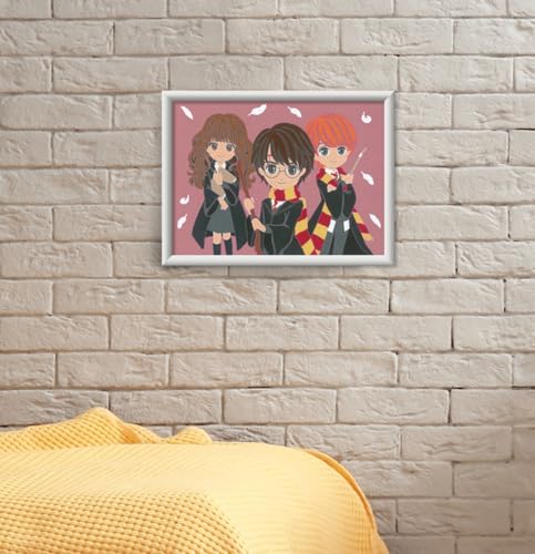 Ravensburger CreArt Kids 18x24 cm Numéro d'art Portrait de GroupeHarry Potter Kit de Peinture par numéros Dès 25835 - vue 7