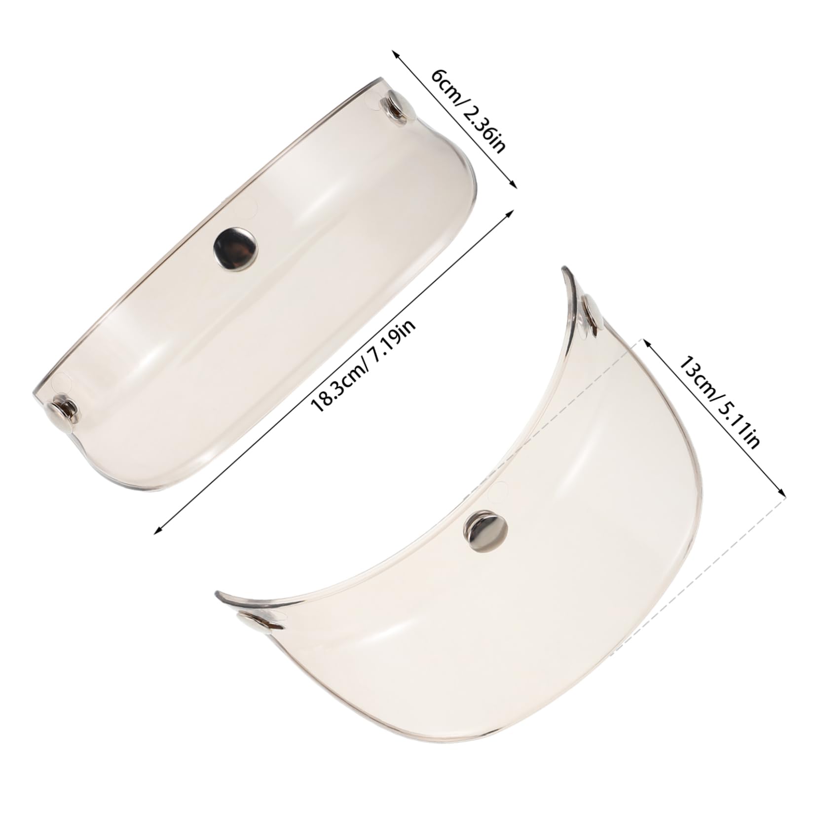 Cabilock Sun Shield Replacement Vintage Protective Visor for Helmets Fit Sunshade Durable Material UV Protection for Cycling Enthusiasts and