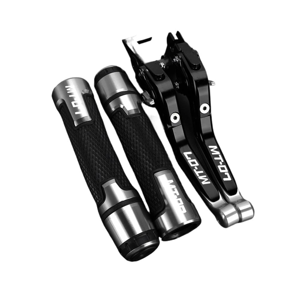 Gfjvcgjru E Motorcycl Brak Clutch Levers For Ya&Maha Mt07 Y-Amt 2025-2027 Motorcycl Accessories Xtendabl Adjustabl Brak Clutch Lever 7/8"22Mm Handl Grips