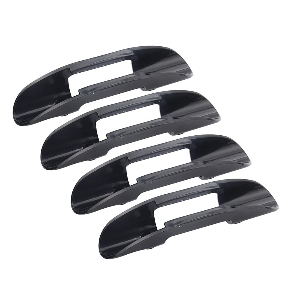 Cnfang4 Black 4Pcs Universal Kayak Paddle Holder Clip Fishing Net Clip, ABS Plastic Kayak Paddle Holder Including Screws Compatible With All Types Of Boats, Kayaks