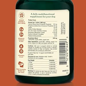 Health-Vitality-for-Dogs-Pet-Supplement-for-Immune-System-Coat-Liver-Health-More-Dog-Multifunctional-Support-with-Choline-Calcium-Zinc-Vitamins-D-and-A-90-Chewable-Wafers - Cucciolini Doodles   Health-Vitality-for-Dogs-Pet-Supplement-for-Immune-System-Coat-Liver-Health-More-Dog-Multifunctional-Support-with-Choline-Calcium-Zinc-Vitamins-D-and-A-90-Chewable-Wafers