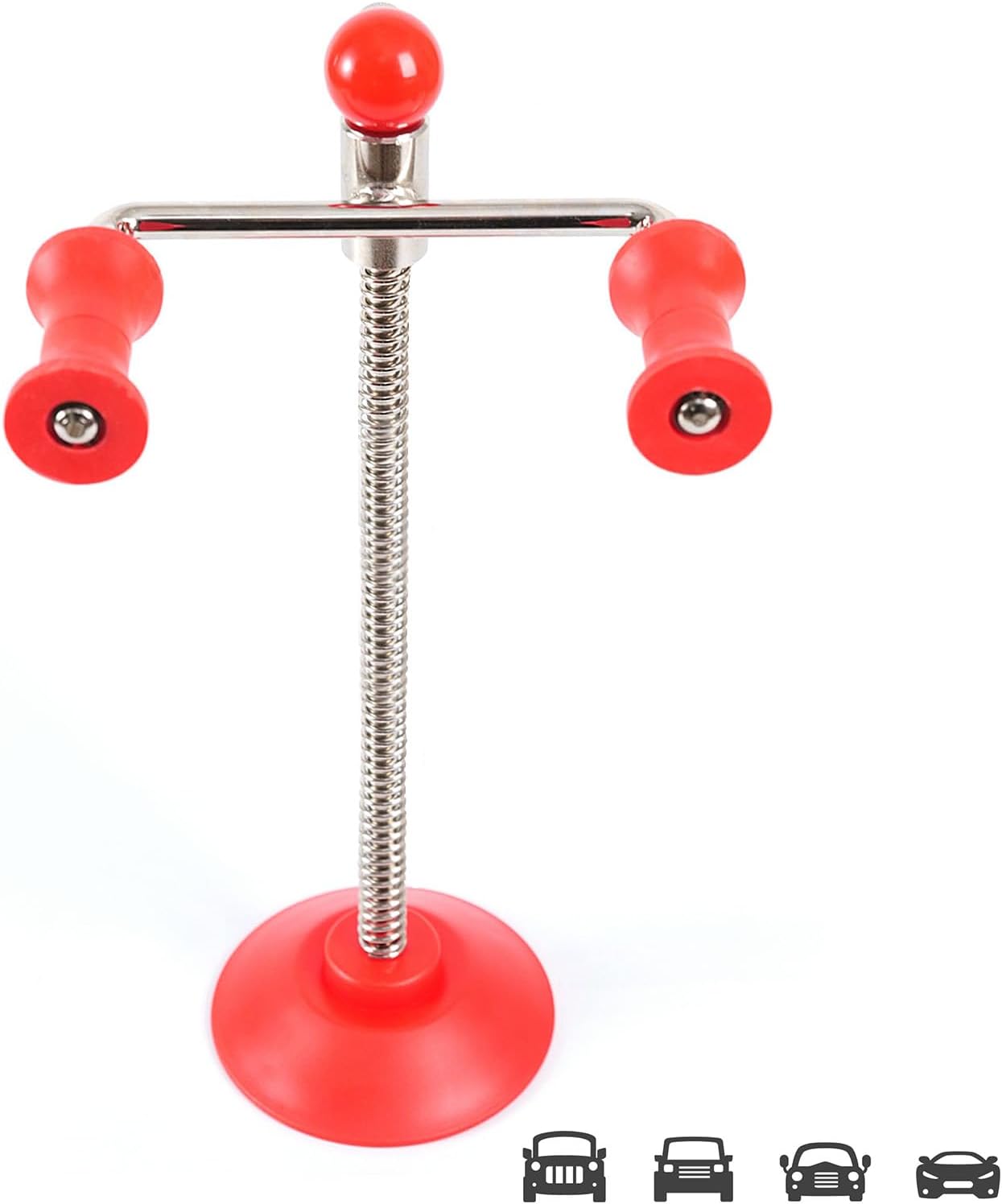 15" Steering Wheel Holder, Adjustable Car Alignment Tool, Auto Wheel Lock for Cars, Trucks, Vans and SUVs