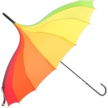 TopTie Pagoda Umbrella Parasol Bridal Wedding Umbrellas Sunproof Windproof