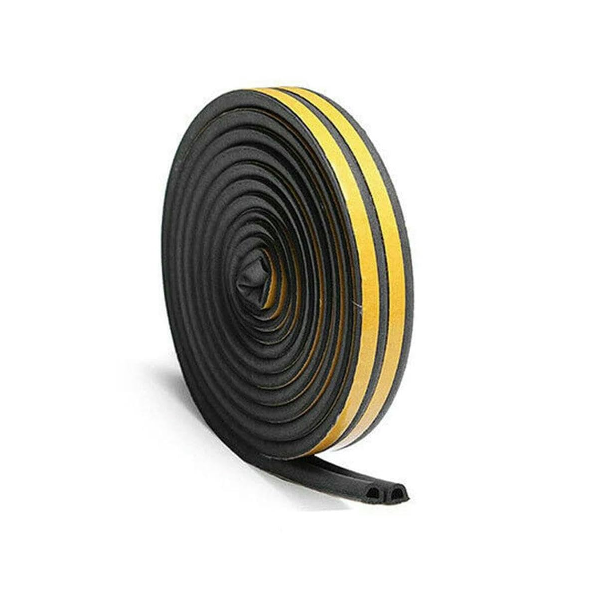 6M Rubber Seal Weather Strip Foam Sticky Tape Door Window Draught Excluder-1pcs_b-6M