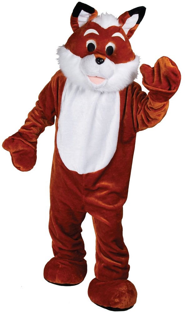 New Foxy Giant Fancy Dress Charity Event Mascot Costume Adult - One Size