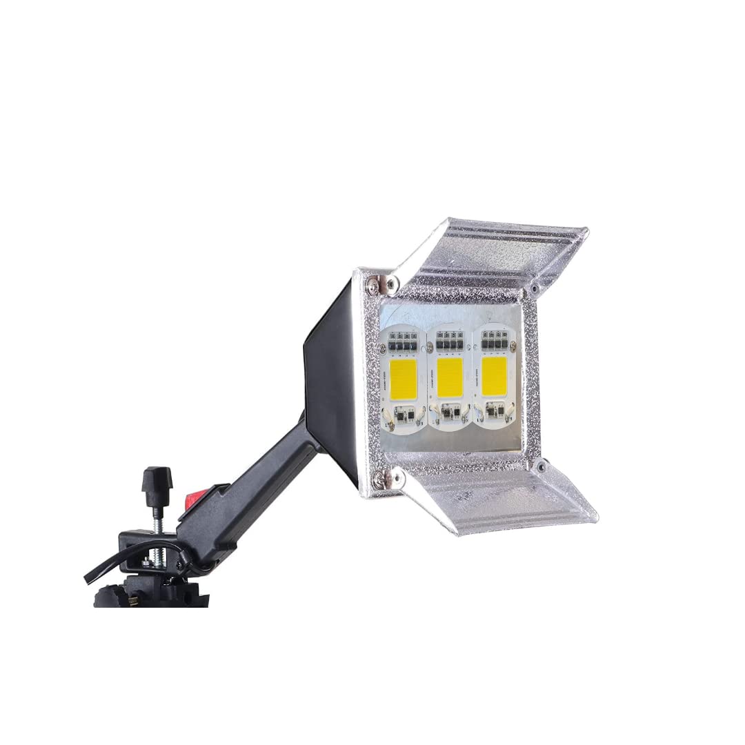 TrendMaxYugam B4 150W Power Saving Video Light LED Flash Metal Body Video Light B4-LED Flash (Warm)