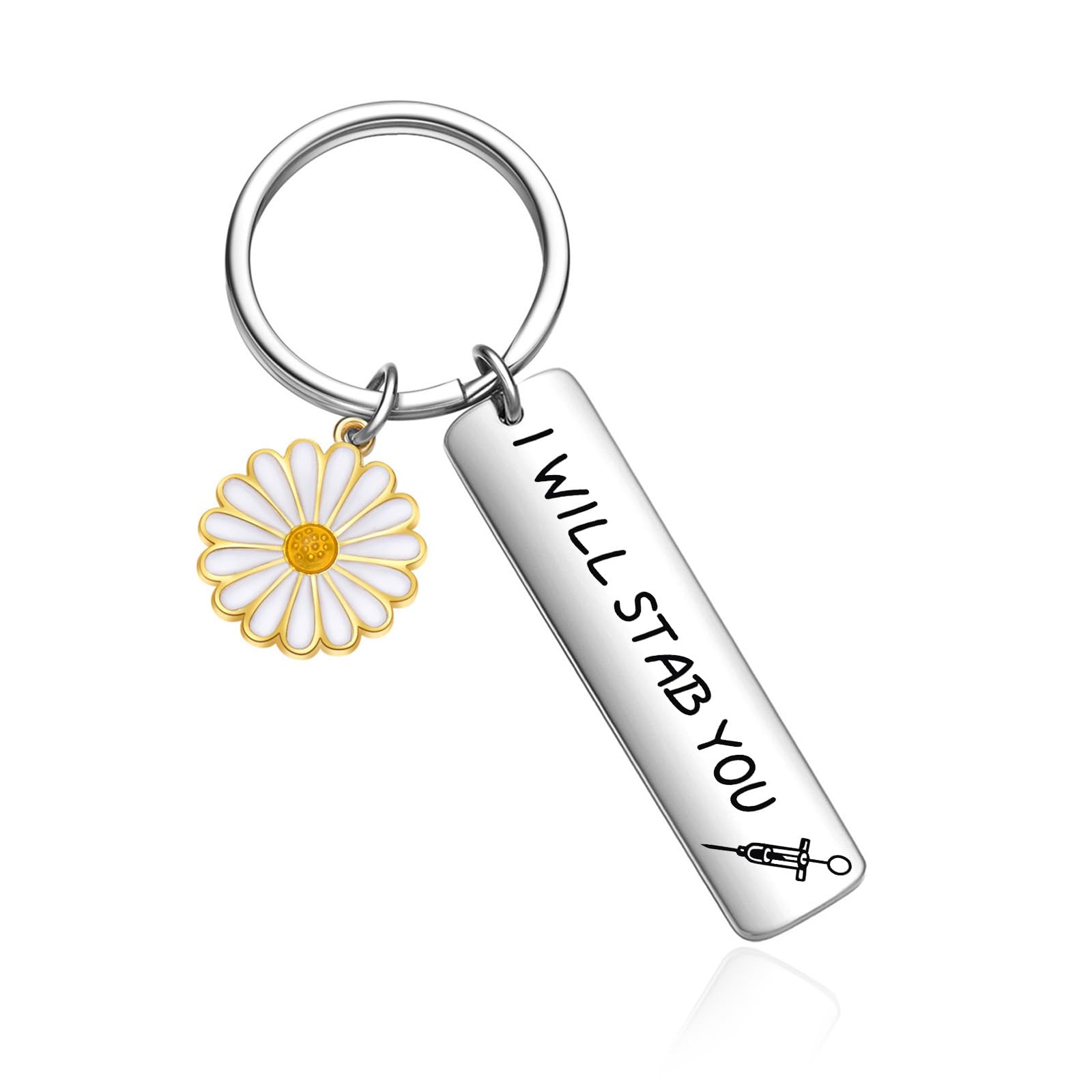 OWHOMS Nurse Keychain Nursing Assistant Gifts Nursing Gifts Nurse Practitioner Keychain