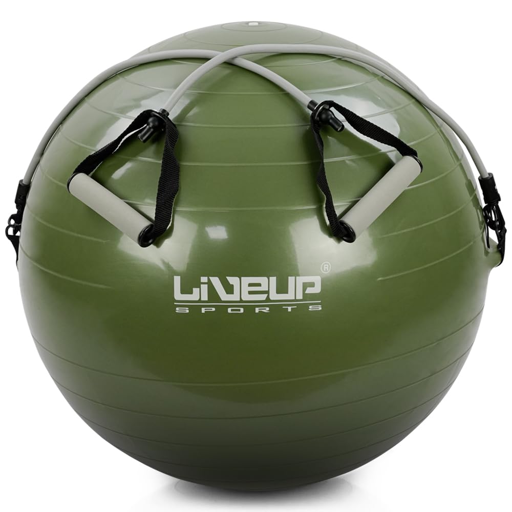 Liveup LS3227 65 cm Lastikli Pilates Topu