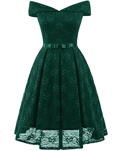 Robe de mariée verte en dentelle pour un mariage champêtre chic et unique
