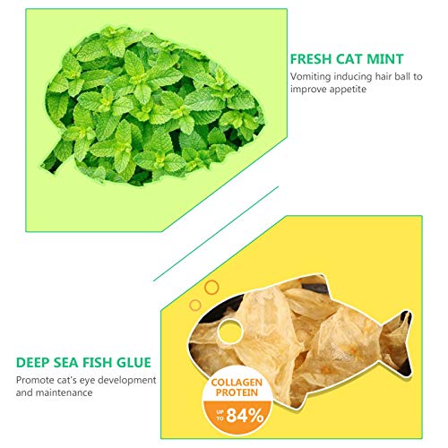 TEHAUX Bola de doces para gatos - 3 peças de lanche para gatos lambendo bola de açúcar, bola de pare