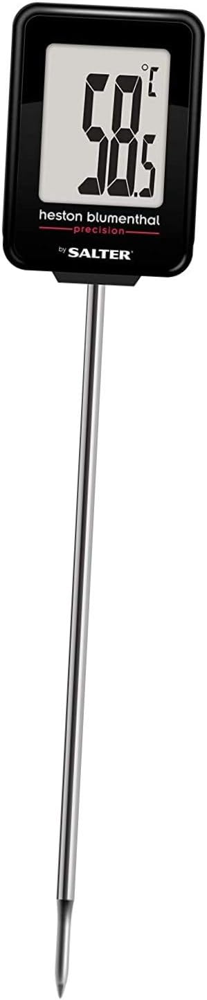 Heston Blumenthal de Salter Termómetro Digital para Carnes de Salter, sonda de Alimentos de Lectura instantánea para Cocina, cocción, Barbacoa, con precisión de 0,1 Grados