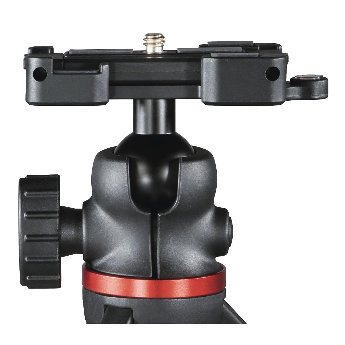 Hama statyw do smartfonów i aparatów (tripod, uchwyt na telefon, z głowicą na aparat, 62-160 cm, foto) czarny